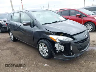 2013 Mazda 5 Sport with VIN JM1CW2BL5D0159603, listed as a IAAI auction lot 41807574 with 121,206 mi miles and . Bid and sale history available at carsss.com. Image 6.