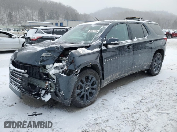 2019 Chevrolet Traverse RS with VIN 1GNEVJKW7KJ305949, listed as a Copart auction lot 45947775 with 172,597 mi miles and Salvage Title. Bid and sale history available at carsss.com. Image 1.