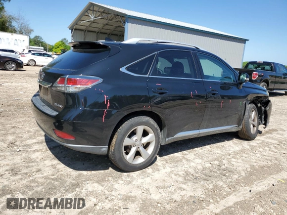 2015 Lexus RX 350 with VIN 2T2BK1BA5FC307897, listed as a Copart auction lot 52072595 with 102,966 mi miles and Salvage Title. Bid and sale history available at DreamBid. Image 3.