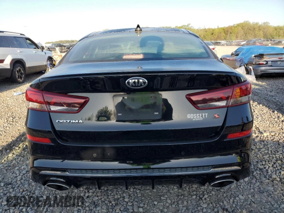 2019 Kia Optima LX with VIN 5XXGT4L36KG375315, listed as a Copart auction lot 51592535 with 53,103 mi miles and Salvage Title. Bid and sale history available at carsss.com. Image 6.