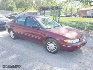 2002 Buick Century Custom with VIN 2G4WS52J121144165, listed as a IAAI auction lot 42105777 with 1 mi miles. Bid and sale history available at carsss.com. Image 1.