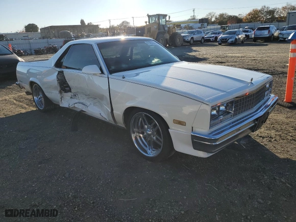 1986 Chevrolet El Camino with VIN 3GCCW80H2GS916116, listed as a Copart auction lot 81963944 with NaN miles and Salvage Title. Bid and sale history available at carsss.com. Image 4.