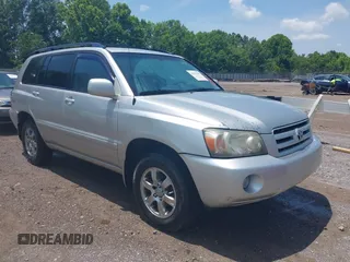 2006 Toyota Highlander w/3rd Row z VIN JTEEP21A360150984, wystawiony jako IAAI lot #42472848 z przebiegiem 275 610 mil mil oraz . Historia ofert i sprzedaży dostępna na DreamBid. Obrazek 1.