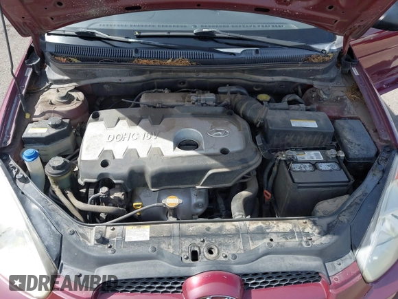2007 Hyundai Accent GS with VIN KMHCM36C57U042263, listed as a IAAI auction lot 41688785 with 65,176 mi miles. Bid and sale history available at carsss.com. Image 10.