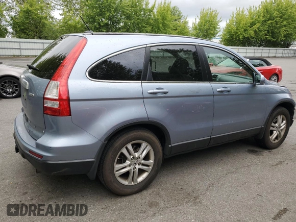 2010 Honda CR-V EX-L with VIN 5J6RE4H70AL097972, listed as a Copart auction lot 60987855 with 146,634 mi miles and Salvage title. Bid and sale history available at DreamBid. Image 3.