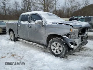 2021 Chevrolet Silverado 1500 LT with VIN 3GCUYDET5MG398568, listed as a Copart auction lot 87796835 with 68,396 mi miles and Salvage Title. Bid and sale history available at carsss.com. Image 4.