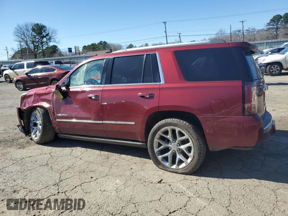 2016 GMC Yukon Denali with VIN 1GKS1CKJ3GR394861, listed as a Copart auction lot 47296535 with 0 mi miles and Salvage Title. Bid and sale history available at carsss.com. Image 2.