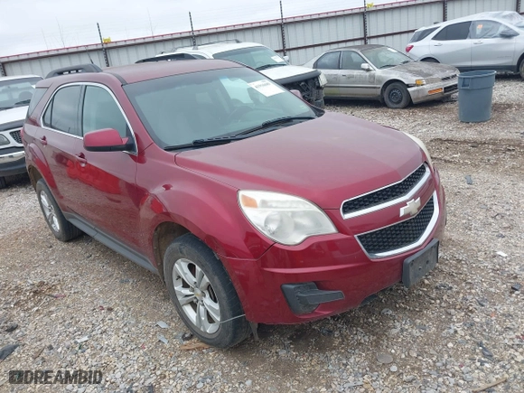 2010 Chevrolet Equinox LT w/1LT with VIN 2CNALDEWXA6272527, listed as a IAAI auction lot 41916689 with 208,095 mi miles. Bid and sale history available at carsss.com. Image 1.