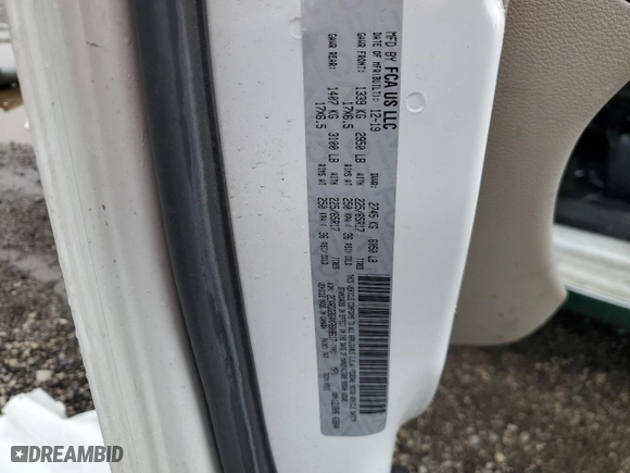 2019 Dodge Grand Caravan SE with VIN 2C4RDGBG4KR808617, listed as a Copart auction lot 46860715 with 144,323 mi miles and Salvage Title. Bid and sale history available at carsss.com. Image 15.