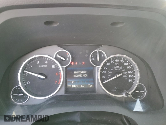 2016 Toyota Tundra 4WD Truck SR with VIN 5TFUW5F10GX524344, listed as a Copart auction lot 46623305 with 182,901 mi miles and Salvage Title. Bid and sale history available at carsss.com. Image 9.