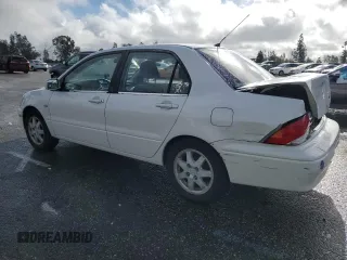2002 Mitsubishi Lancer LS with VIN JA3AJ36EX2U004976, listed as a Copart auction lot 45511685 with 215,823 mi miles and Salvage Title. Bid and sale history available at carsss.com. Image 2.