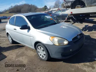 2007 Hyundai Accent GS with VIN KMHCM36C97U043769, listed as a IAAI auction lot 41526011 with 230,566 mi miles. Bid and sale history available at carsss.com. Image 1.