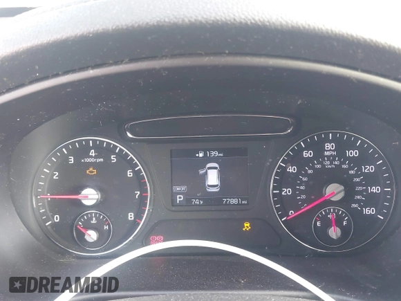 2019 Kia Sorento LX with VIN 5XYPG4A30KG583001, listed as a IAAI auction lot 41225400 with 77,881 mi miles. Bid and sale history available at carsss.com. Image 16.