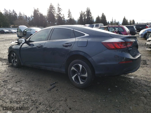 2022 Honda Insight EX with VIN 19XZE4F59NE009684, listed as a Copart auction lot 44864445 with 0 mi miles and Salvage Title. Bid and sale history available at carsss.com. Image 2.