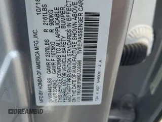 2019 Acura TLX Technology с VIN 19UUB1F50KA006996, выставлен на аукционе Copart как лот 65332145 с пробегом 101 535 миль миль и Списание • Salvage title. История ставок и продаж доступна на DreamBid. Изображение 13.