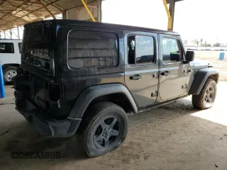 2020 Jeep Wrangler Unlimited Sport S с VIN 1C4HJXDN8LW268911, выставлен на аукционе Copart как лот 55853835 с пробегом 68 734 миль миль и На запчасти • Non repairable. История ставок и продаж доступна на DreamBid. Изображение 3.