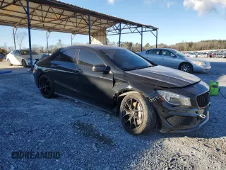 2015 Mercedes-Benz CLA 45 AMG with VIN WDDSJ5CB1FN180266, listed as a Copart auction lot 89010495 with 99,802 mi miles and Salvage Title. Bid and sale history available at DreamBid. Image 4.