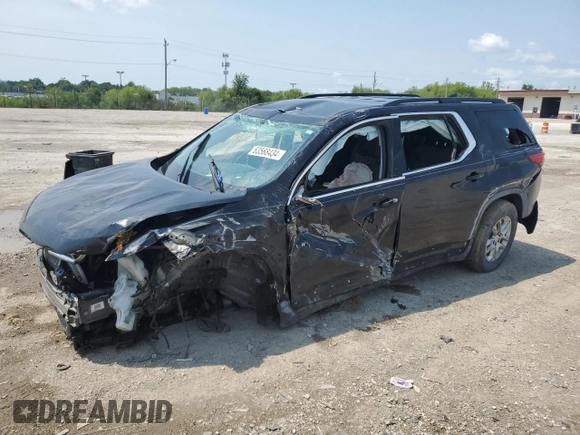 2019 Chevrolet Traverse LT Cloth with VIN 1GNERGKW6KJ217871, listed as a Copart auction lot 63568434 with 75,518 mi miles and Salvage Title. Bid and sale history available at carsss.com. Image 1.