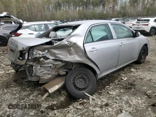 2009 Toyota Corolla with VIN 1NXBU40E89Z031322, listed as a Copart auction lot 52397465 with 198,046 mi miles and Salvage Title. Bid and sale history available at carsss.com. Image 3.