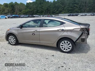 2013 Hyundai Elantra GLS with VIN 5NPDH4AE6DH169394, listed as a Copart auction lot 62767225 with 76,277 mi miles and Salvage title. Bid and sale history available at DreamBid. Image 2.