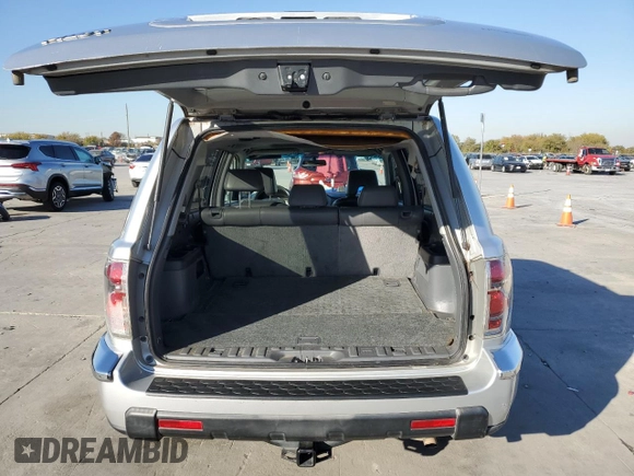 2008 Honda Pilot EX-L with VIN 5FNYF28748B005231, listed as a Copart auction lot 80670384 with 236,949 mi miles and Non Repairable. Bid and sale history available at DreamBid. Image 6.