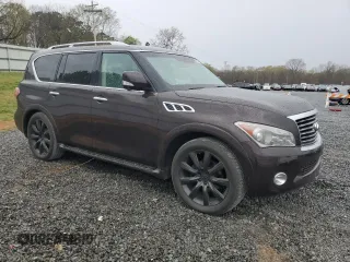 2013 Infiniti QX56 with VIN JN8AZ2NE2D9041441, listed as a Copart auction lot 50211065 with 143,876 mi miles and Clean Title. Bid and sale history available at carsss.com. Image 4.