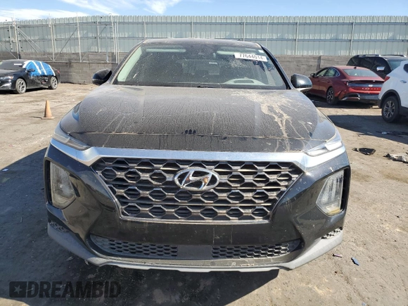 2020 Hyundai Santa Fe SE with VIN 5NMS23AD5LH198519, listed as a Copart auction lot 77644014 with 0 mi miles and Salvage Title. Bid and sale history available at carsss.com. Image 5.