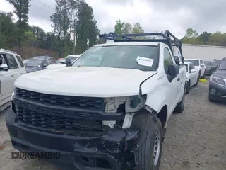 2020 Chevrolet Silverado 1500 Work Truck with VIN 3GCNWAEH7LG110780, listed as a IAAI auction lot 41924627 with 104,653 mi miles. Bid and sale history available at carsss.com. Image 2.