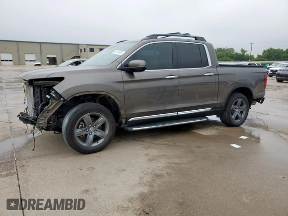 2022 Honda Ridgeline RTL-E с VIN 5FPYK3F75NB000675, выставлен на аукционе Copart как лот 58730835 с пробегом 32 161 миль миль и Списание • Salvage title. История ставок и продаж доступна на DreamBid. Изображение 1.