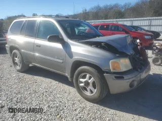 2006 GMC Envoy SLE with VIN 1GKDS13S662184697, listed as a Copart auction lot 80043434 with 196,077 mi miles and Salvage Title. Bid and sale history available at carsss.com. Image 4.