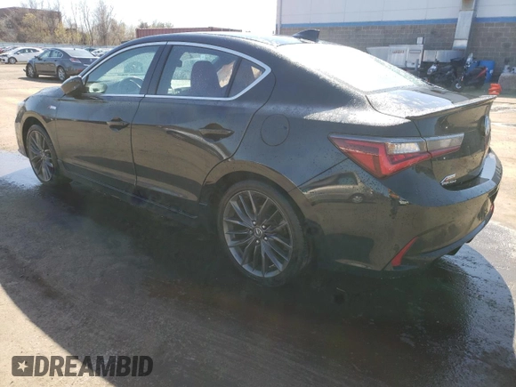 2020 Acura ILX Premium with VIN 19UDE2F89LA011445, listed as a Copart auction lot 53703065 with 48,200 mi miles and Salvage title. Bid and sale history available at DreamBid. Image 2.