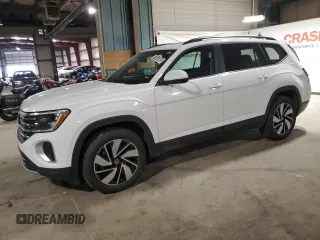 2024 Volkswagen Atlas SE with VIN 1V2KR2CA6RC563921, listed as a Copart auction lot 61643005 with 38,257 mi miles and Non repairable. Bid and sale history available at DreamBid. Image 1.