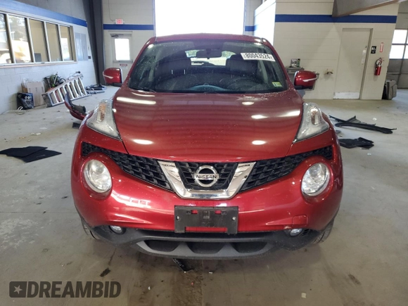 2015 Nissan Juke SL z VIN JN8AF5MR7FT500886, wystawiony jako Copart lot #80043524 z przebiegiem 82 046 mil mil oraz Szkoda całkowita • Salvage title. Historia ofert i sprzedaży dostępna na DreamBid. Obrazek 5.