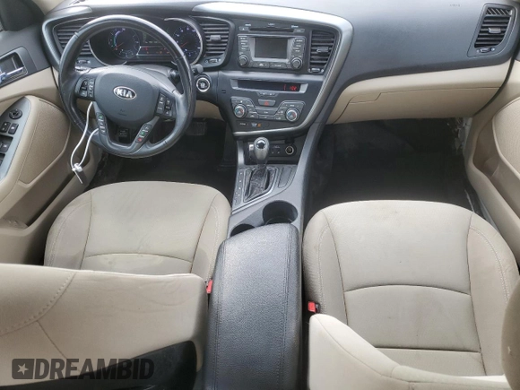 2013 Kia Optima LX with VIN KNAGM4AD1D5040492, listed as a Copart auction lot 77559034 with Not Provided miles and Salvage Title. Bid and sale history available at DreamBid. Image 8.