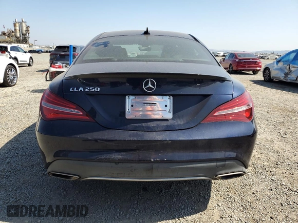 2019 Mercedes-Benz CLA 250 with VIN WDDSJ4EB0KN725939, listed as a Copart auction lot 62538405 with 66,070 mi miles and Salvage title. Bid and sale history available at DreamBid. Image 6.