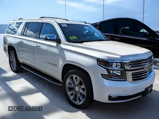 2015 Chevrolet Suburban LTZ with VIN 1GNSKKKC4FR160268, listed as a Copart auction lot 53191325 with 185,864 mi miles and Clean Title. Bid and sale history available at carsss.com. Image 1.