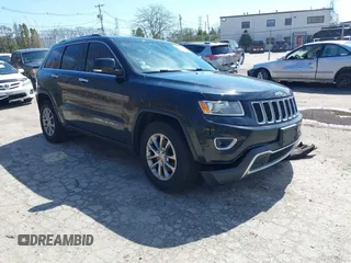 2014 Jeep Grand Cherokee Limited with VIN 1C4RJFBG9EC478215, listed as a IAAI auction lot 41996177 with 171,475 mi miles. Bid and sale history available at carsss.com. Image 1.