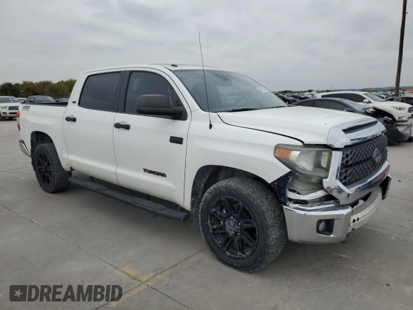 2018 Toyota Tundra 2WD SR5 with VIN 5TFEY5F12JX235990, listed as a Copart auction lot 81562074 with 102,420 mi miles and Salvage Title. Bid and sale history available at carsss.com. Image 4.