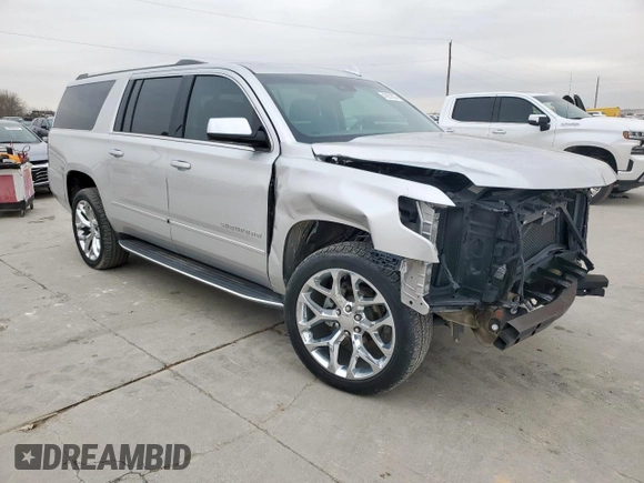 2019 Chevrolet Suburban LT with VIN 1GNSCJKC7KR149136, listed as a Copart auction lot 45931855 with 56,750 mi miles and Clean Title. Bid and sale history available at carsss.com. Image 4.