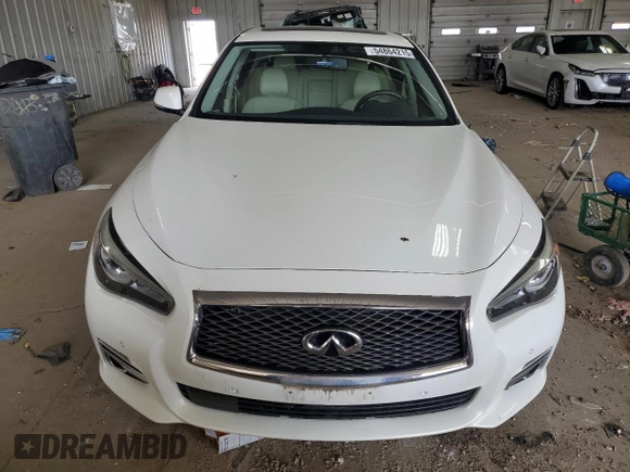 2015 Infiniti Q50 with VIN JN1BV7AR1FM422556, listed as a Copart auction lot 54864215 with 57,092 mi miles and Clean title. Bid and sale history available at DreamBid. Image 5.