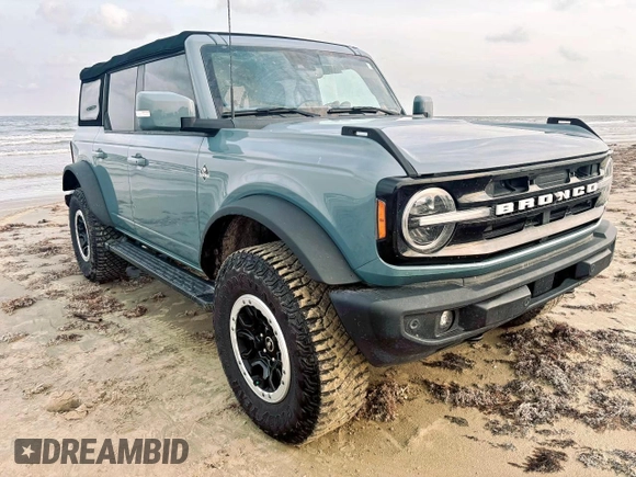 2022 Ford Bronco с VIN 1FMEE5DP3NLB62749, выставлен на аукционе Copart как лот 60267875 с пробегом 60 062 миль миль и Списание • Salvage title. История ставок и продаж доступна на DreamBid. Изображение 1.