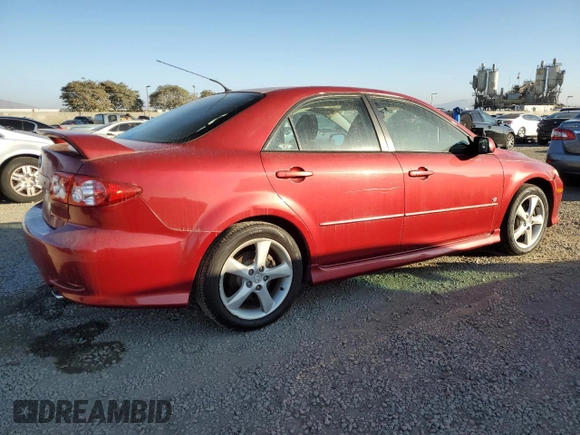 2005 Mazda 6 Sport S with VIN 1YVHP80D755M17362, listed as a Copart auction lot 86818954 with 87,962 mi miles and Clean Title. Bid and sale history available at DreamBid. Image 3.