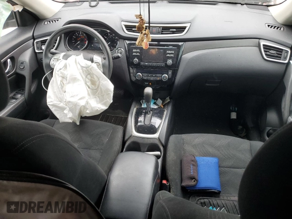 2016 Nissan Rogue SV with VIN 5N1AT2MTXGC918273, listed as a Copart auction lot 49716755 with 54,505 mi miles and Salvage Title. Bid and sale history available at carsss.com. Image 8.