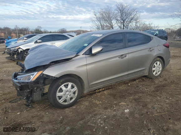 2020 Hyundai Elantra SE with VIN KMHD74LF1LU939848, listed as a Copart auction lot 86991574 with 71,870 mi miles and Salvage Title. Bid and sale history available at carsss.com. Image 1.