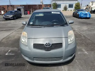 2007 Toyota Yaris with VIN JTDJT923475036181, listed as a Copart auction lot 50950065 with 134,440 mi miles and Salvage Title. Bid and sale history available at carsss.com. Image 5.