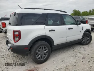 2025 Ford Bronco Sport Big Bend with VIN 3FMCR9BN2SRE19983, listed as a Copart auction lot 57457265 with Not provided miles and Salvage title. Bid and sale history available at DreamBid. Image 3.
