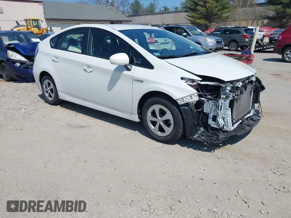 2015 Toyota Prius Four with VIN JTDKN3DU5F1907662, listed as a IAAI auction lot 42048565 with 84,458 mi miles. Bid and sale history available at carsss.com. Image 1.