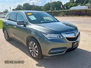 2014 Acura MDX Technology with VIN 5FRYD4H46EB036787, listed as a Copart auction lot 65081735 with 135,102 mi miles and Clean title. Bid and sale history available at DreamBid. Image 1.