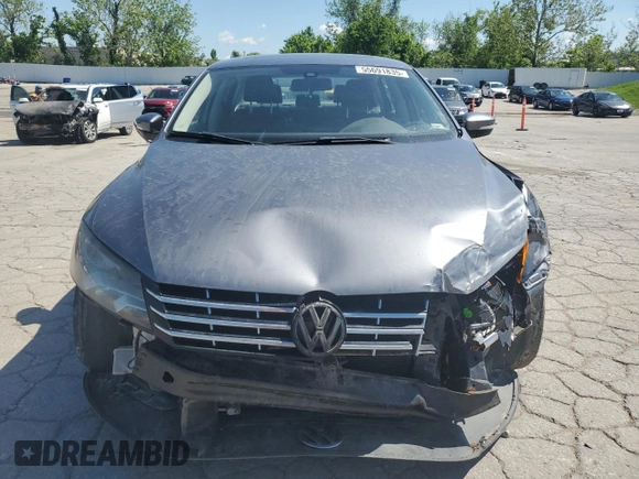 2015 Volkswagen Passat SE with VIN 1VWBV7A39FC052341, listed as a Copart auction lot 55691835 with 203,621 mi miles and Salvage title. Bid and sale history available at DreamBid. Image 5.