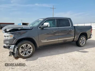 2022 Ram 1500 Limited with VIN 1C6SRFHT5NN325566, listed as a Copart auction lot 58264915 with 36,513 mi miles and Salvage title. Bid and sale history available at DreamBid. Image 1.